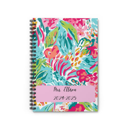 Personalized Spiral Notebook - Ruled Line